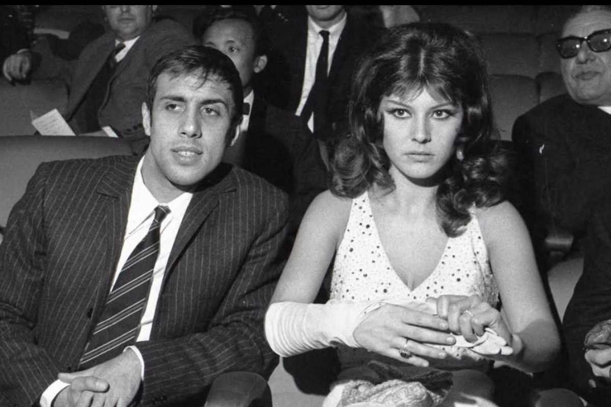 Claudia Mori e Adriano Celentano ieri