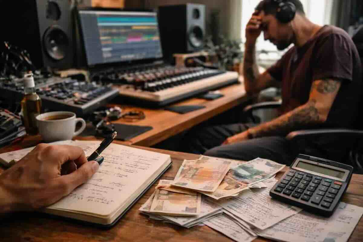 Difficoltà vivere di musica