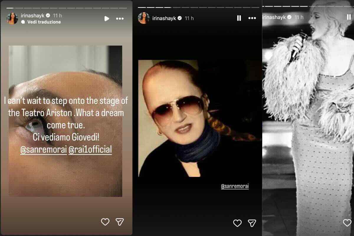 Irina Shayk Instagram Stories Mina