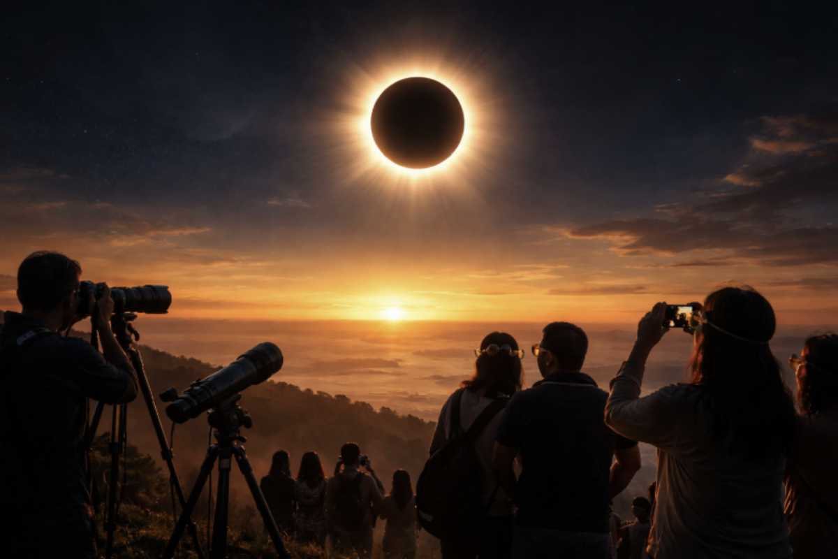 Eclissi dove succede