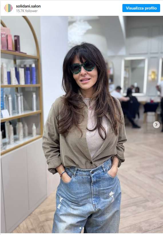 Nuovo look per Sabrina Ferilli