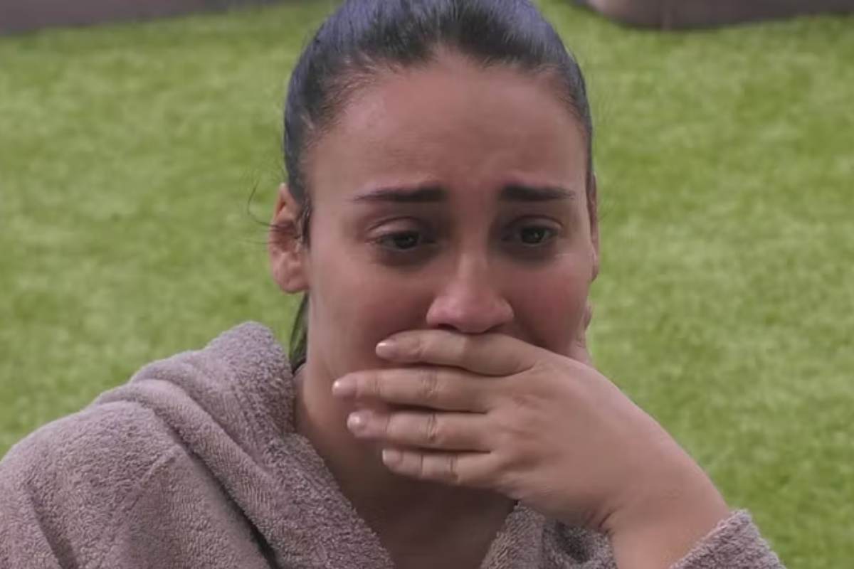 francesca manzini in lacrime